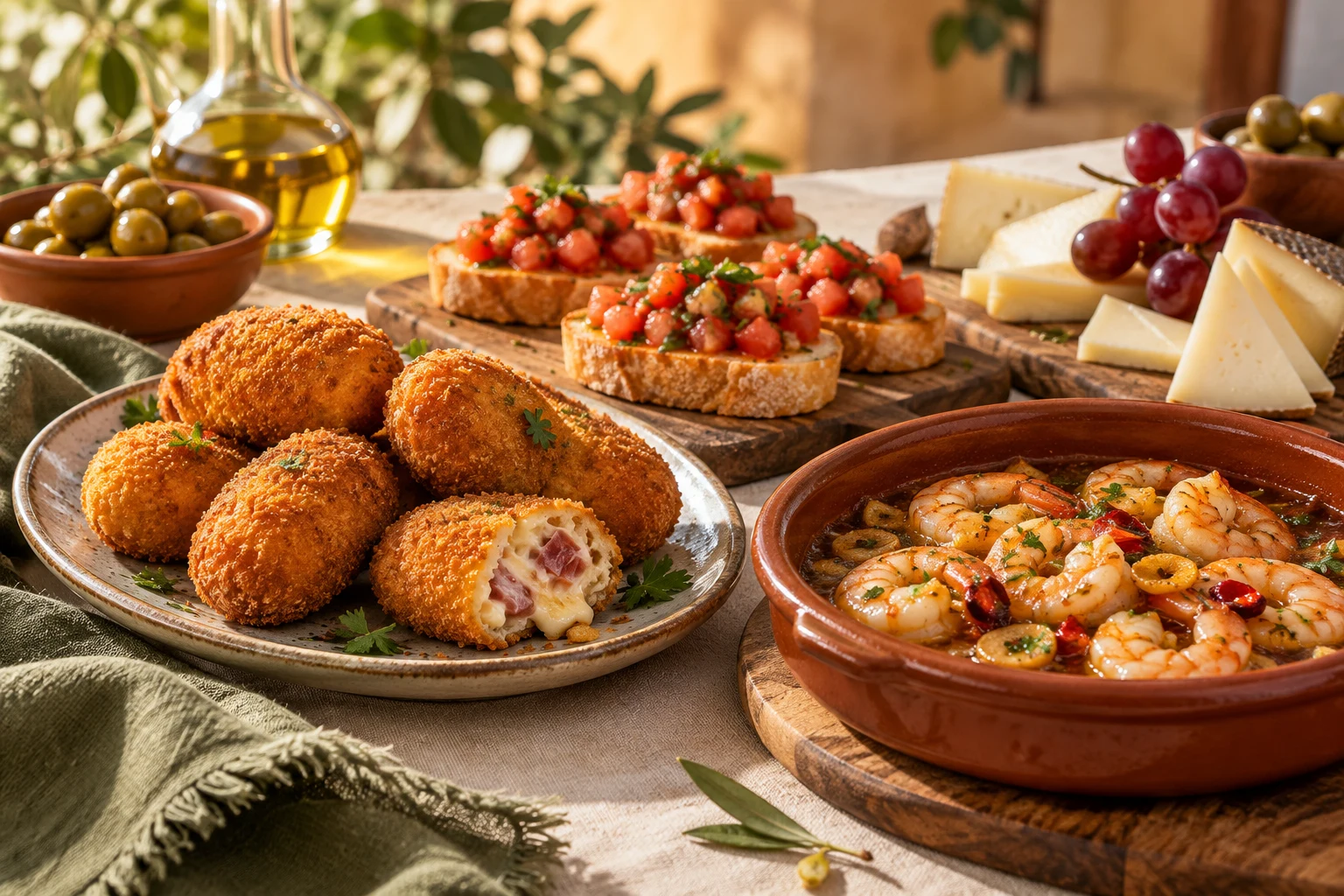 Selección de aperitivos para compartir — imagen ilustrativa